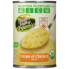 Health Valley Organic Soup Cream of Chicken 14.5 Ounce