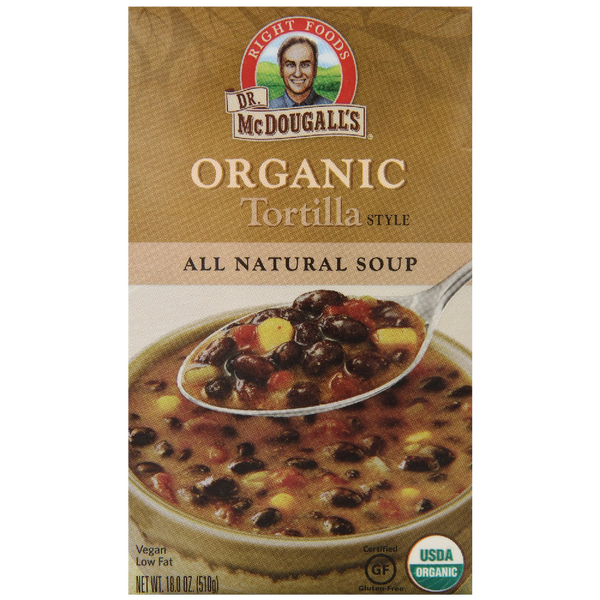 Dr. McDougall's Right Foods Organic Soup Tortilla 18 Ounce