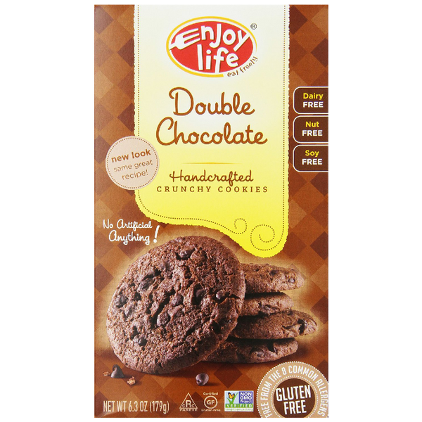 Enjoy Life Double chocolate Crunchy Cookie 6.3 Ounce